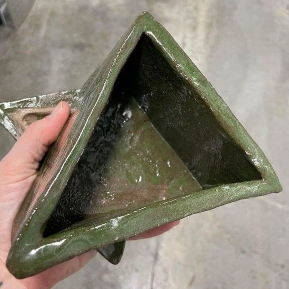 Vintage Ceramic Handmade Pottery Storage Box - Picture 6 of 10